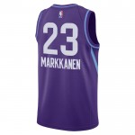 Utah Jazz Trikot Lauri Markkanen Nike 2024-25 City Edition Lila Swingman - Herren